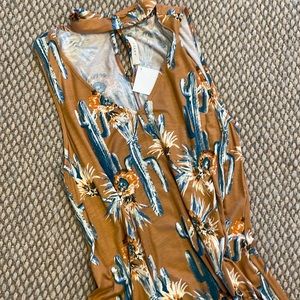 NWT Entro short cactus dress